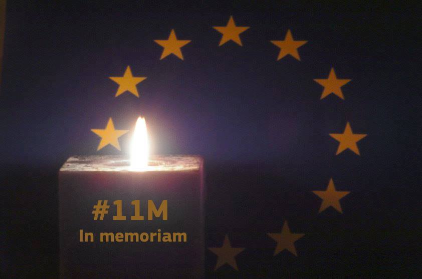 11M, Día Europeo del Recuerdo de las Víctimas del Terrorismo - Siempre con las víctimas
